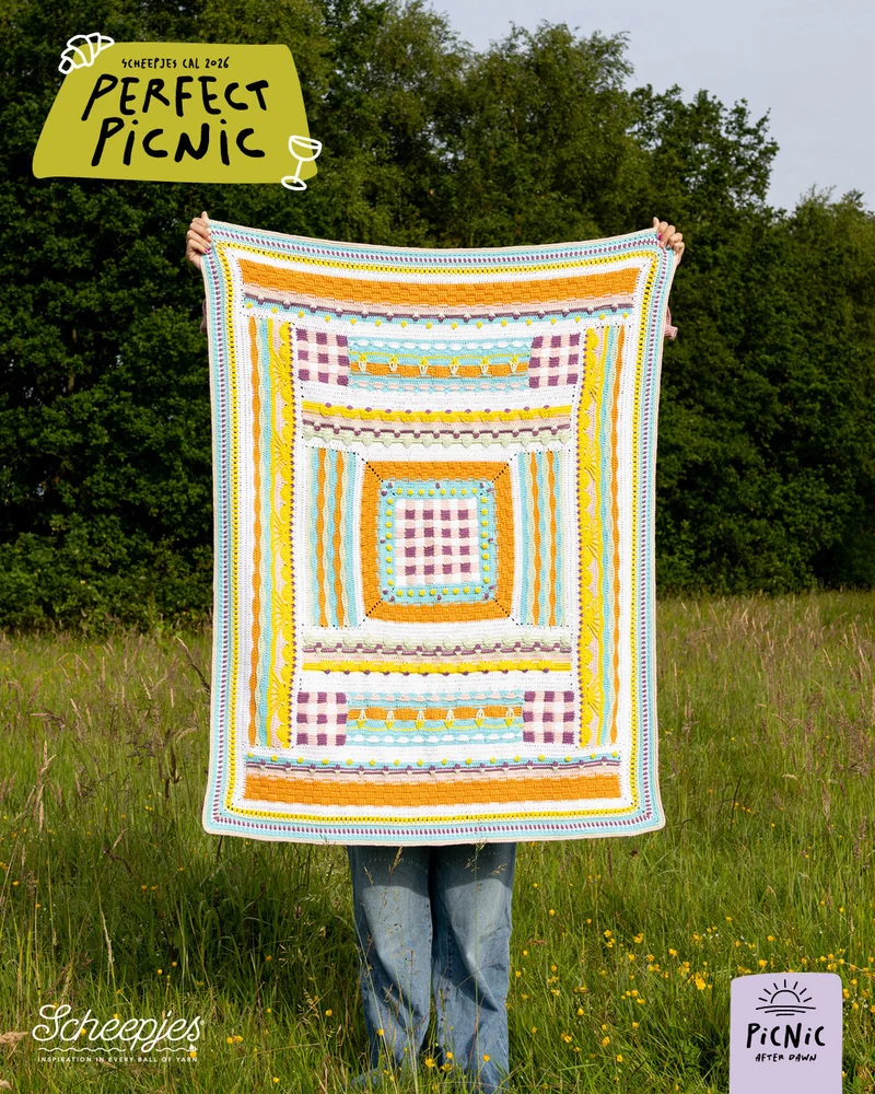 Scheepjes „The Perfect Picnic“ CAL2026-Set Cotton Create DK – After Dawn