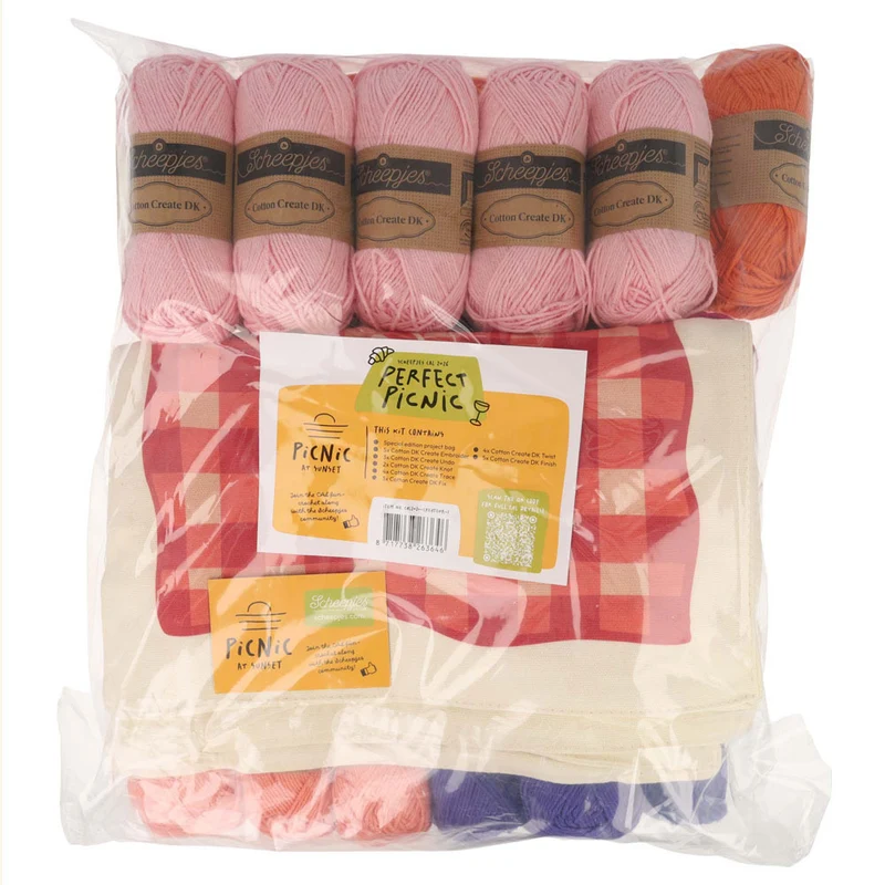 Scheepjes „The Perfect Picnic“ CAL2026-Set Cotton Create DK – Sunset