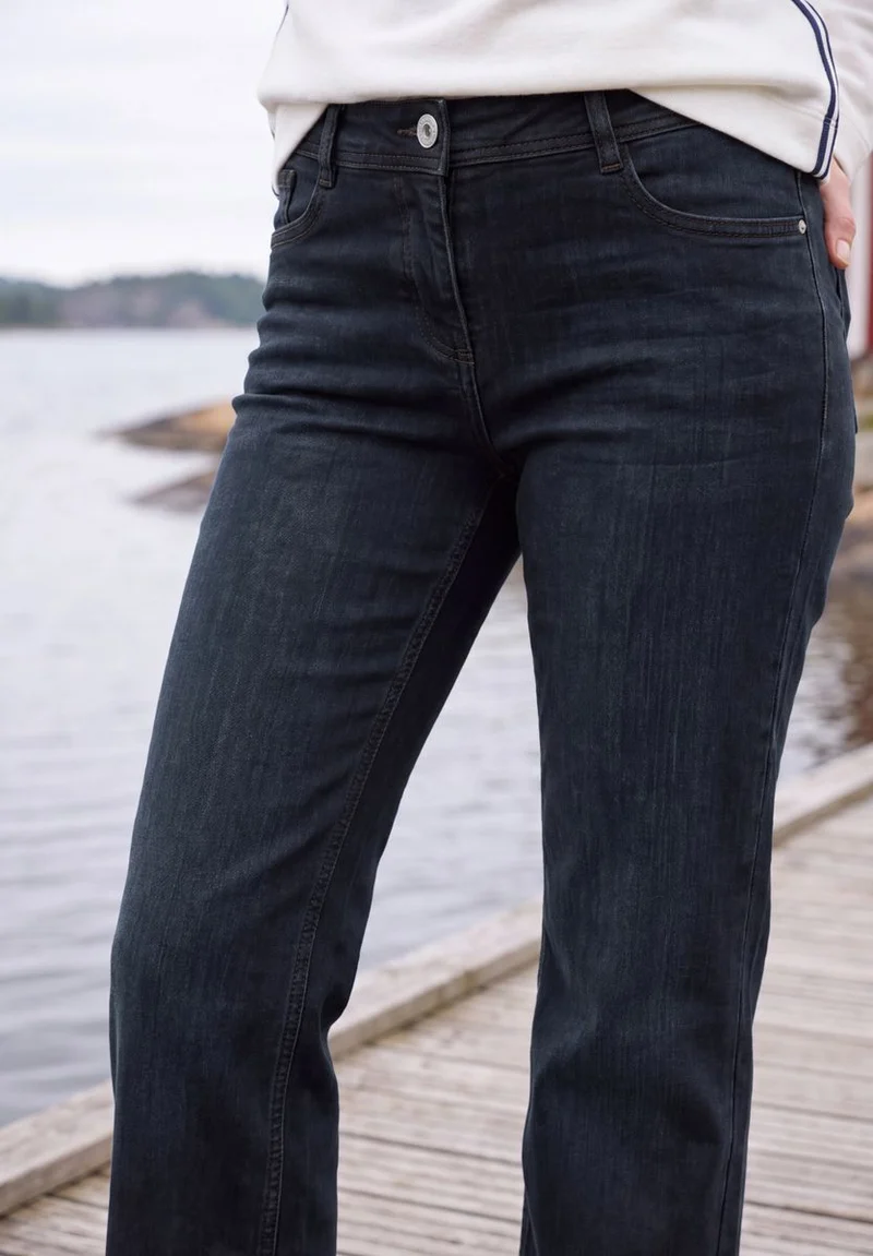 High Waist Wide Leg Jeans im Loose Fit