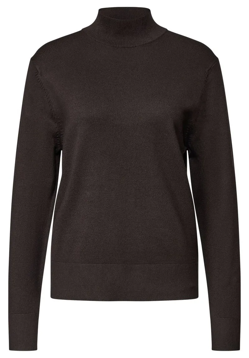 Basic Pullover mit Turtle Neck