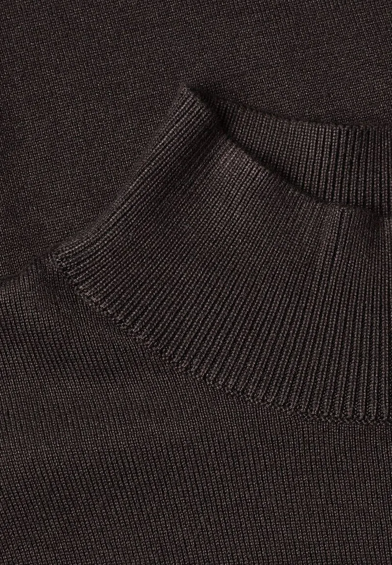 Basic Pullover mit Turtle Neck