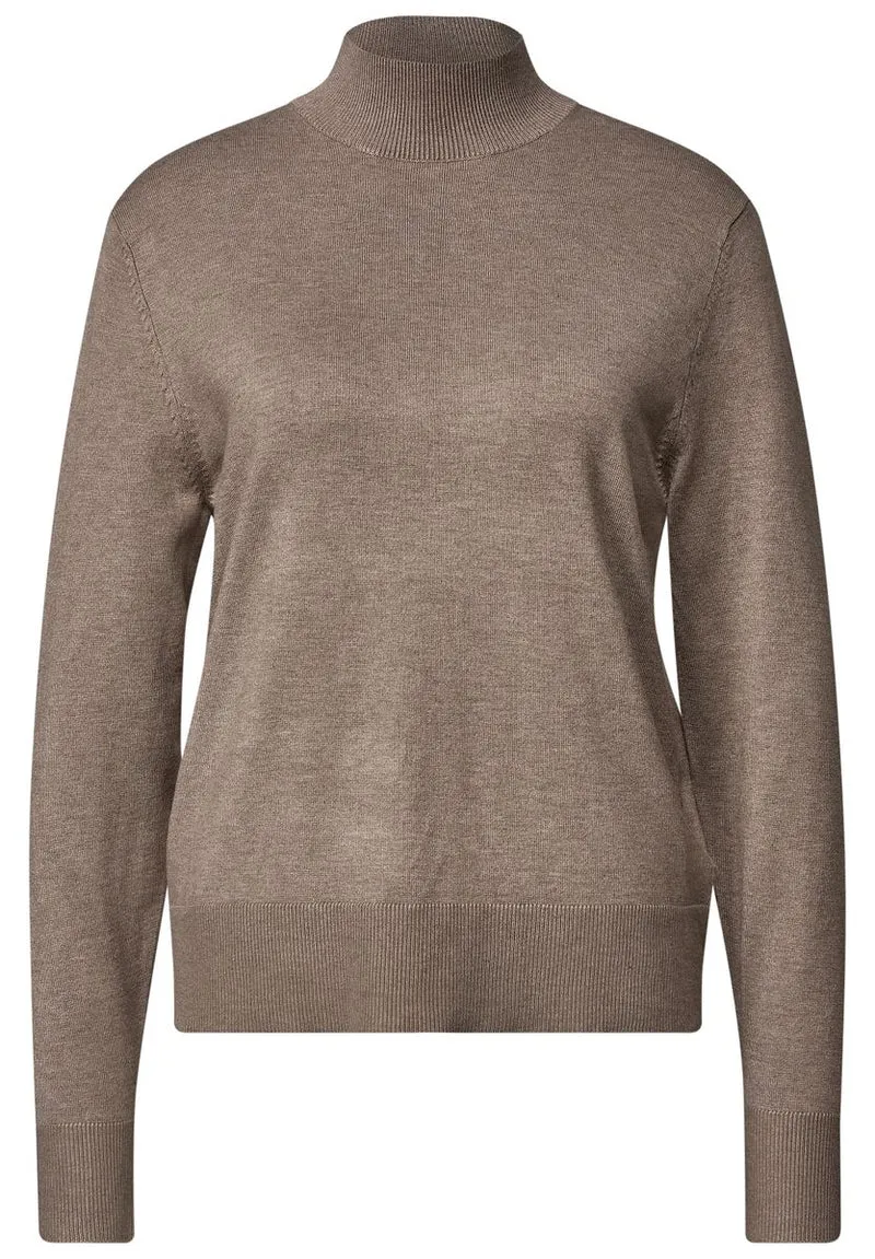 Basic Pullover mit Turtle Neck