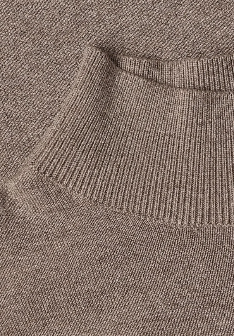 Basic Pullover mit Turtle Neck