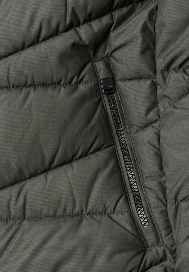 Steppjacke mit Kapuze und Zipper