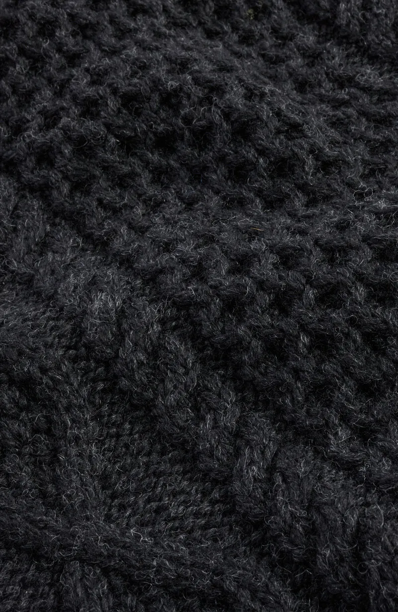 Mens Chunky Merino Wool Fisherman's Jumper