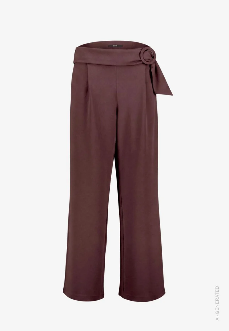 Damen Stoffhose mit Gürtel