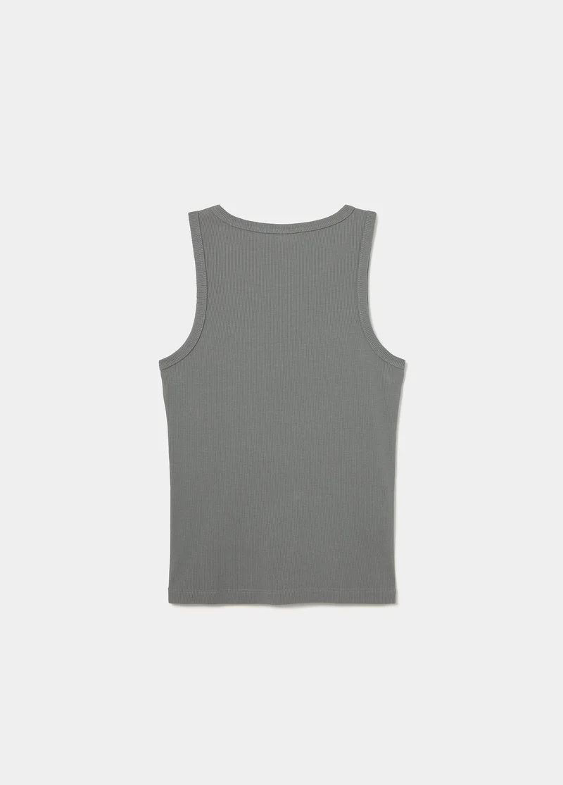 Sequin wing strap top
