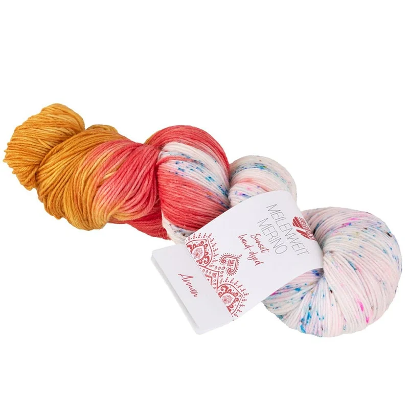 MW 100 MERINO HAND-DYED SUNSET