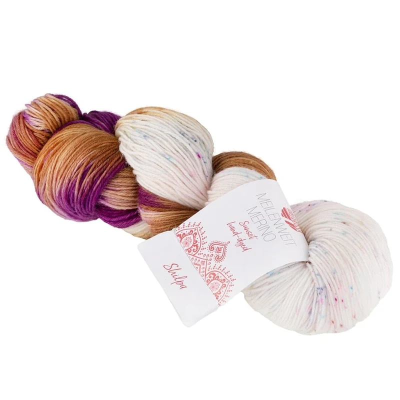 MW 100 MERINO HAND-DYED SUNSET