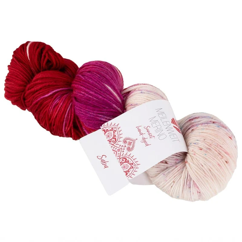 MW 100 MERINO HAND-DYED SUNSET