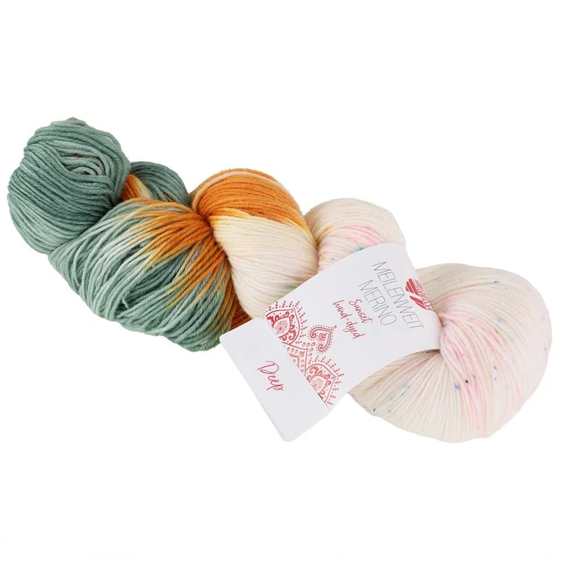 MW 100 MERINO HAND-DYED SUNSET