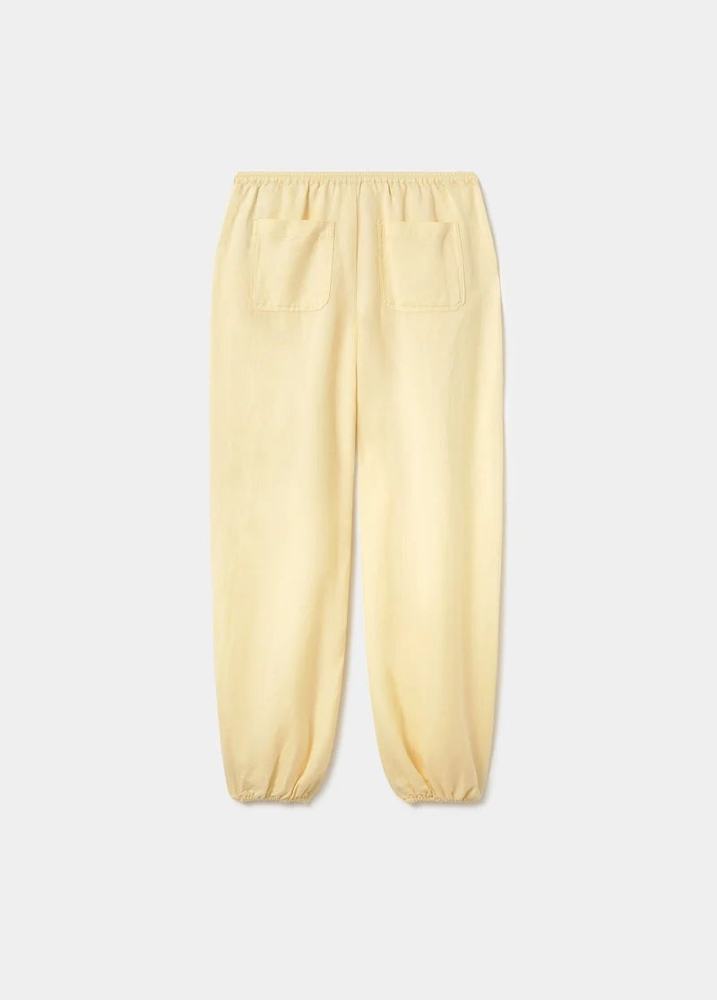 Linen harem pants