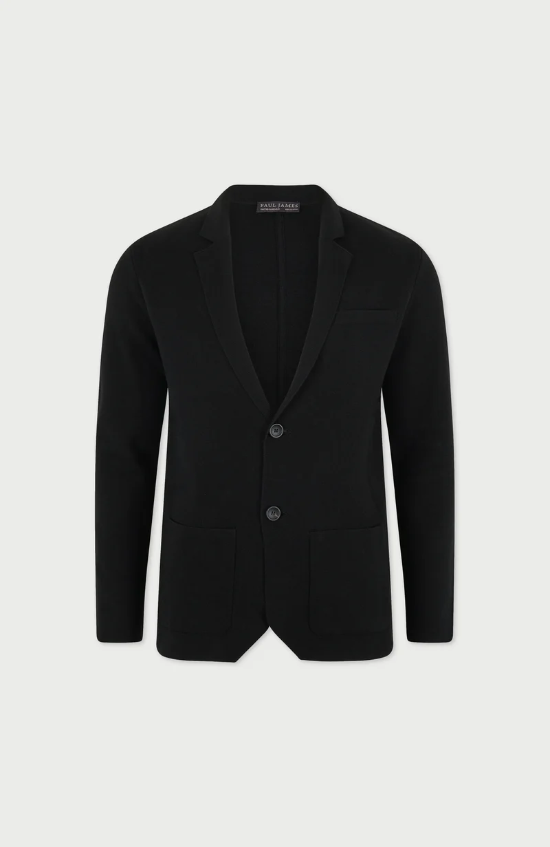 Mens Lightweight Cotton Formal Knitted Blazer