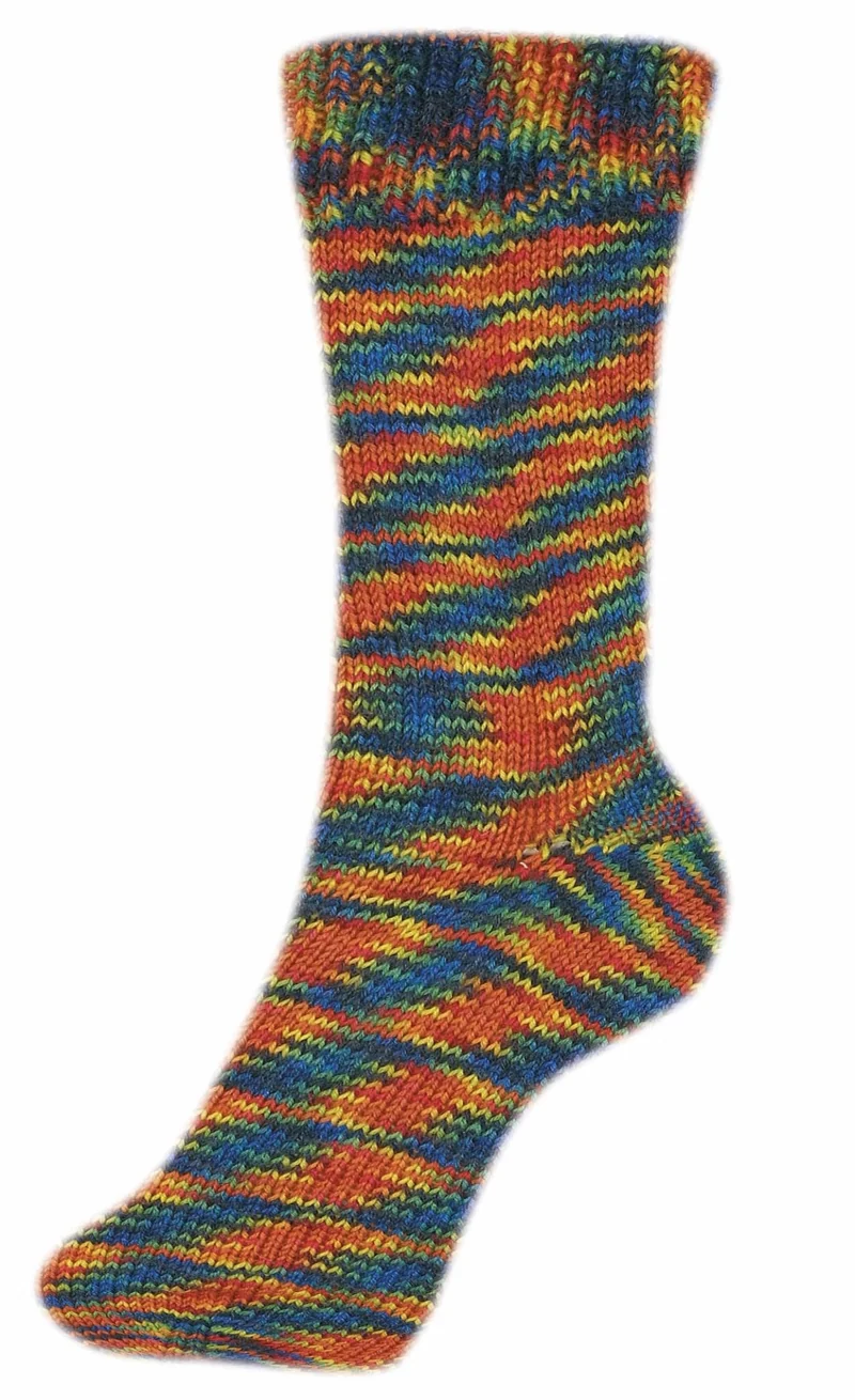 Fortissima bunte 4-fach Sockenwolle | Farbe 2405 - KILT