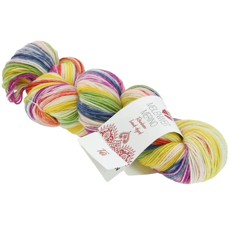 MW 100 MERINO HAND-DYED RAINBOW