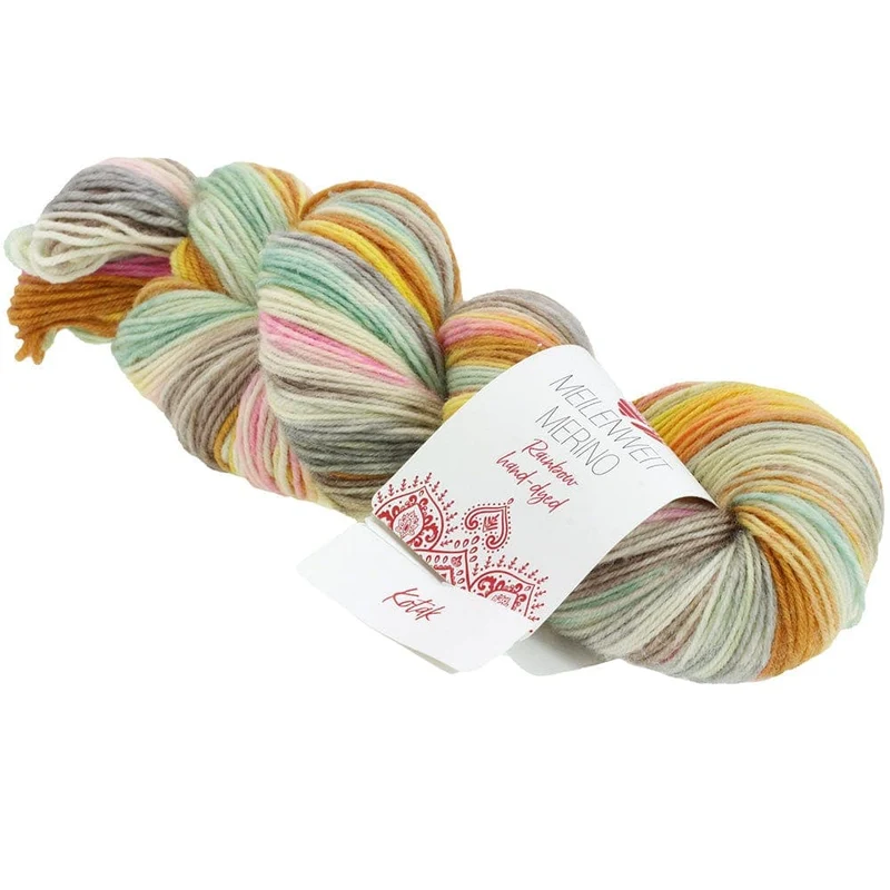 MW 100 MERINO HAND-DYED RAINBOW