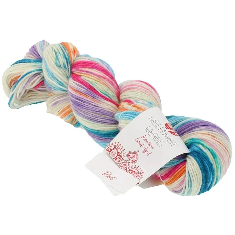 MW 100 MERINO HAND-DYED RAINBOW