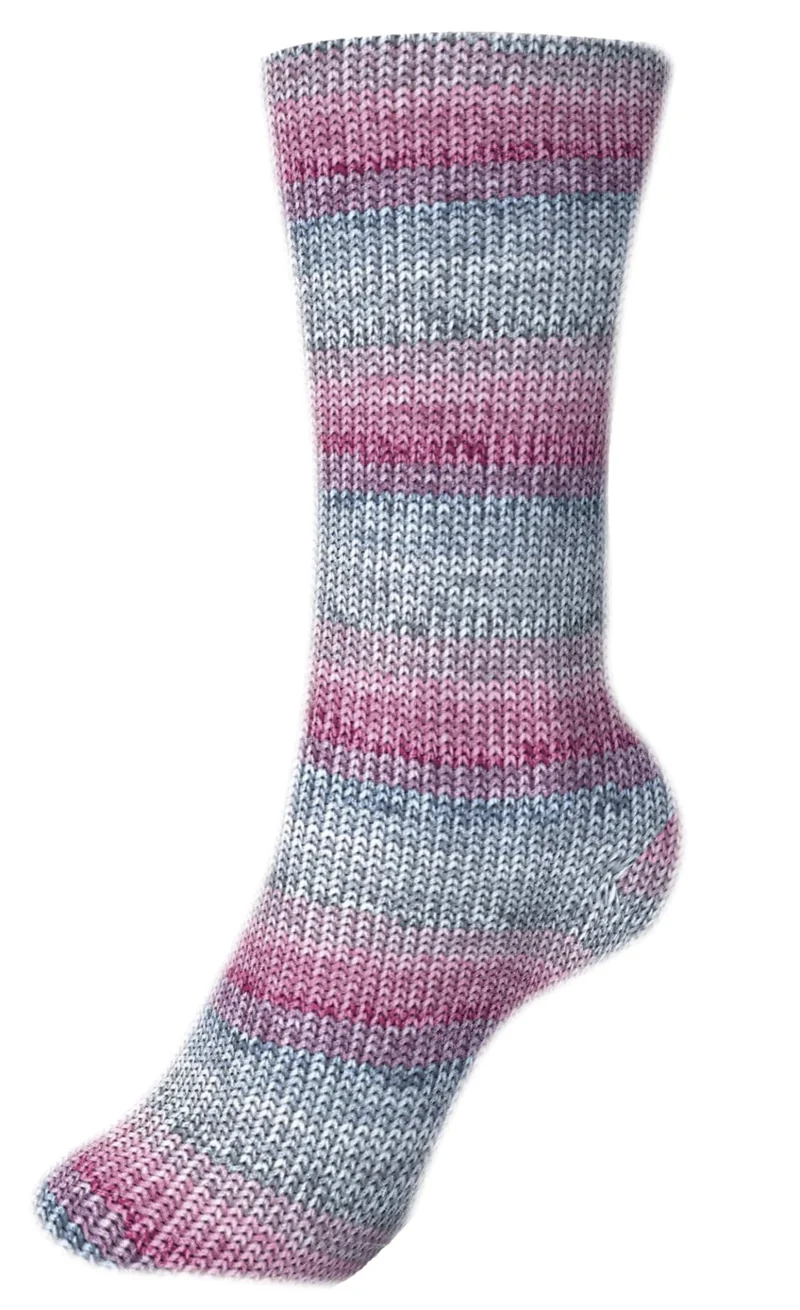 Fortissima 6-fach bunte Sockenwolle 150g | Farbe 202 - ERIKA