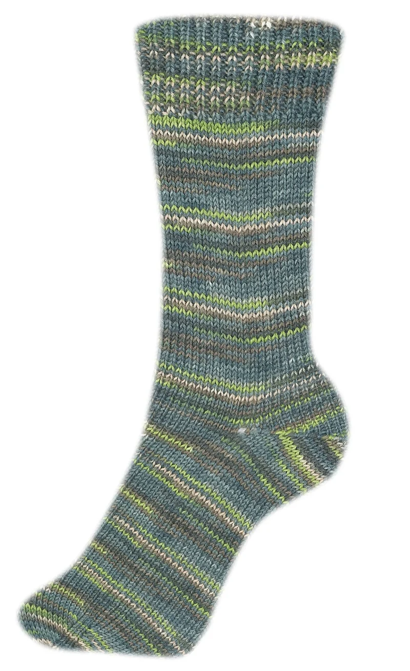 Fortissima 6-fach bunte Sockenwolle 150g | Farbe 167 - DSCHUNGEL