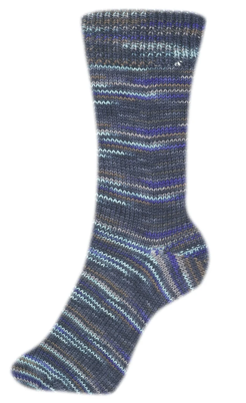Fortissima 6-fach bunte Sockenwolle 150g | Farbe 164 - TIEFSEE