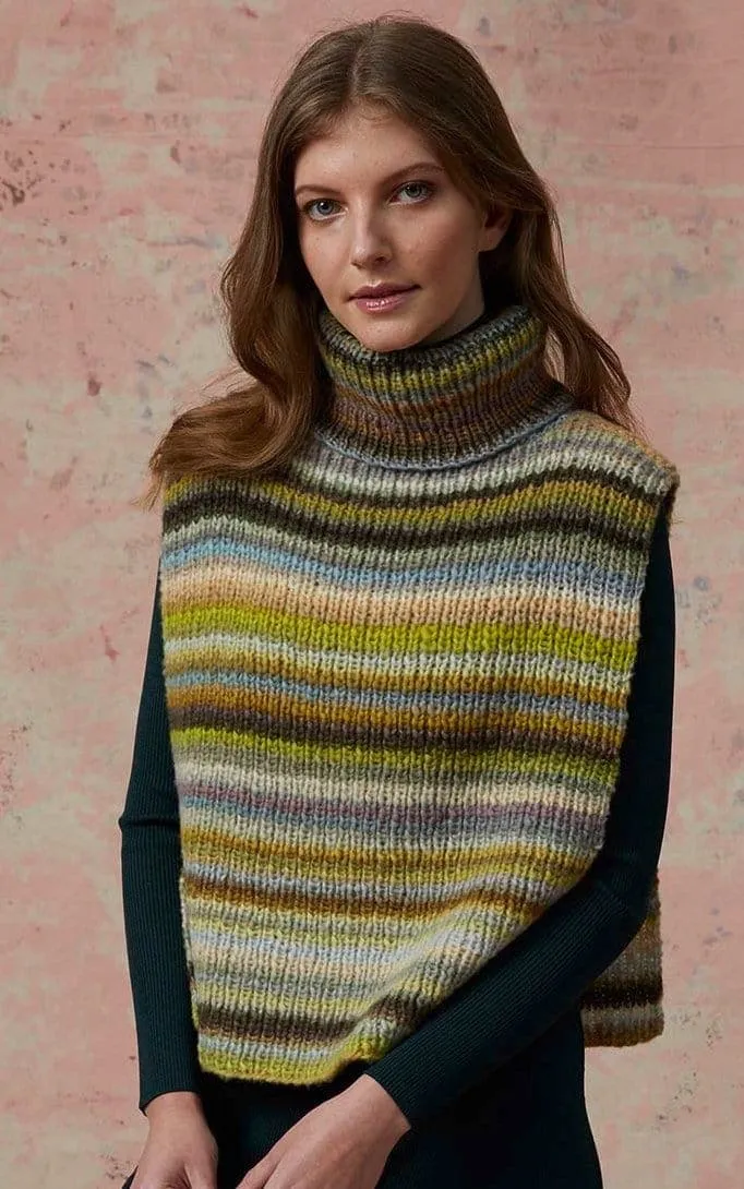 Cape mit Rollkragen - CLOUD - Strickset