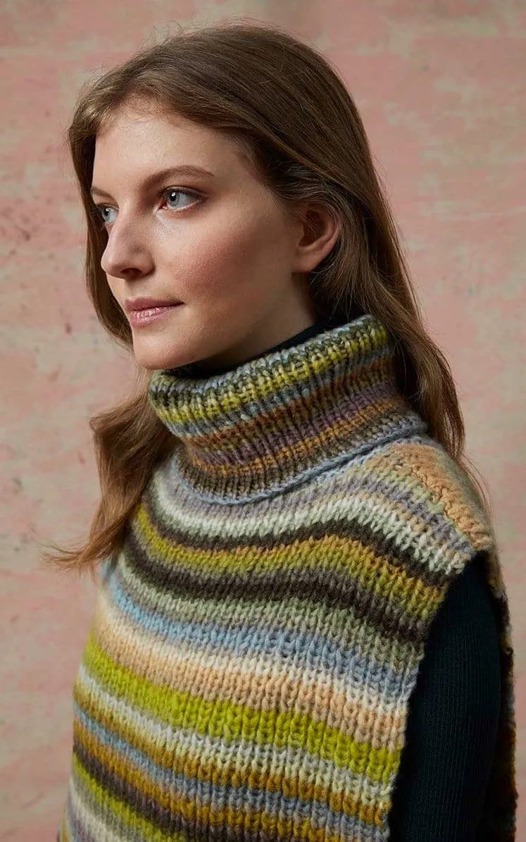 Cape mit Rollkragen - CLOUD - Strickset