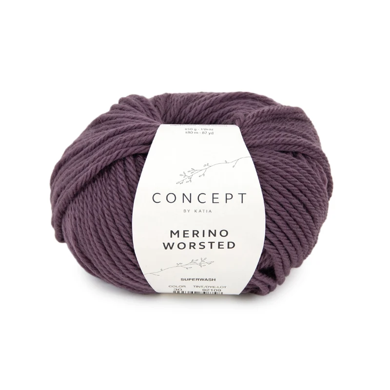 Katia Merino Worsted 030 Lila