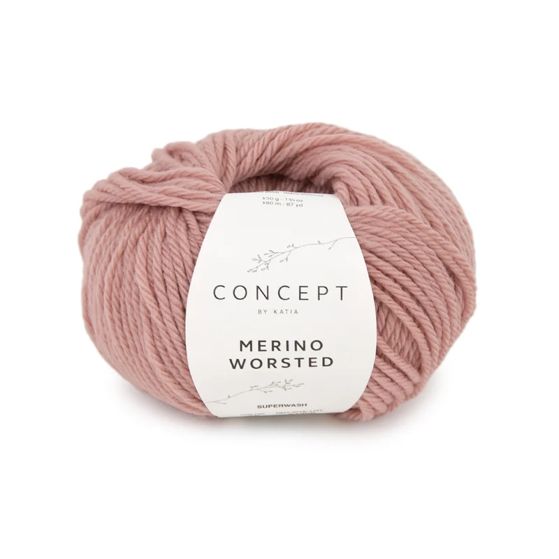 Katia Merino Worsted 028 Hellrosa