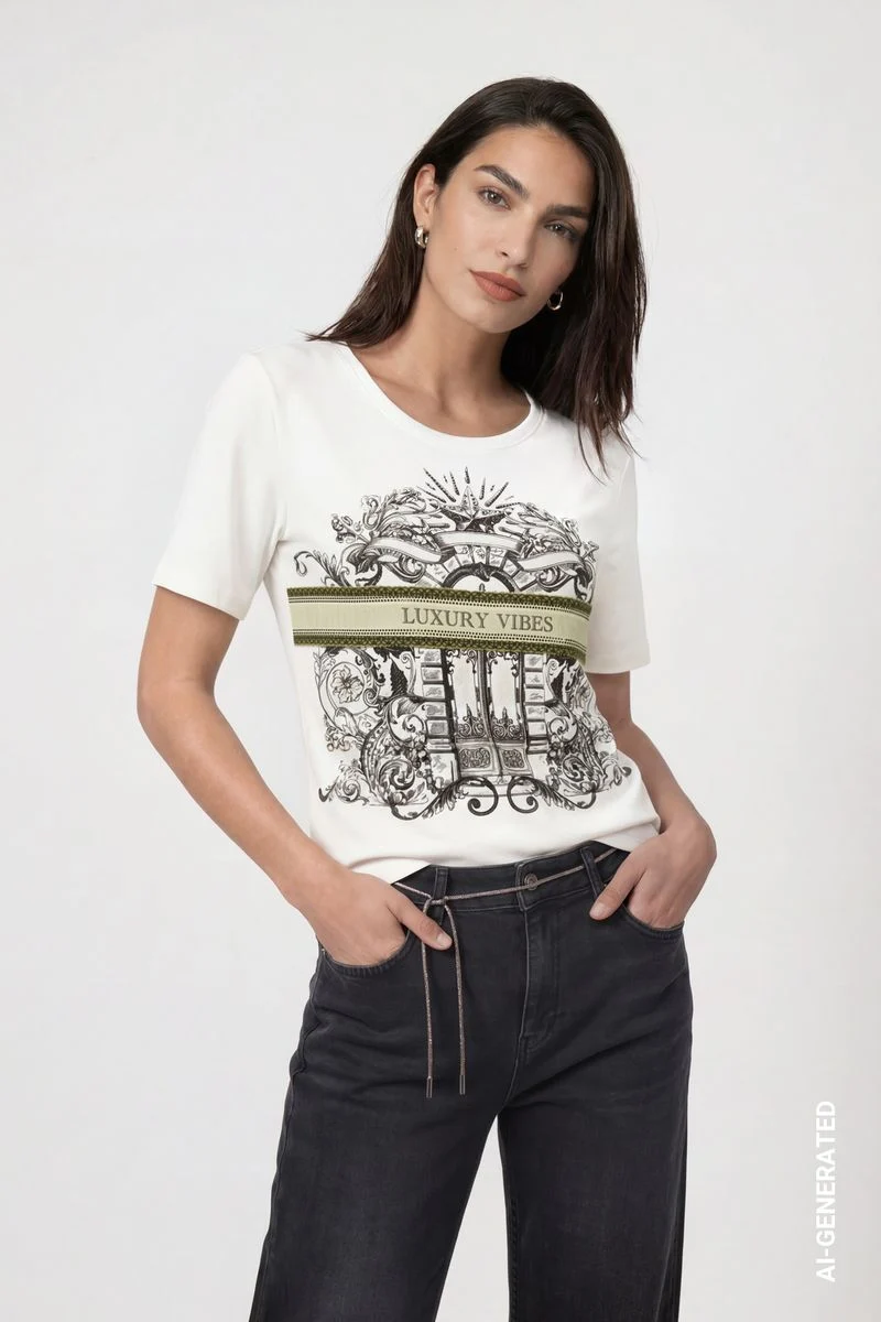 T-Shirt mit Print