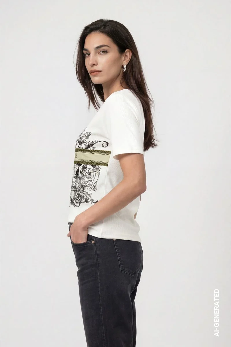 T-Shirt mit Print