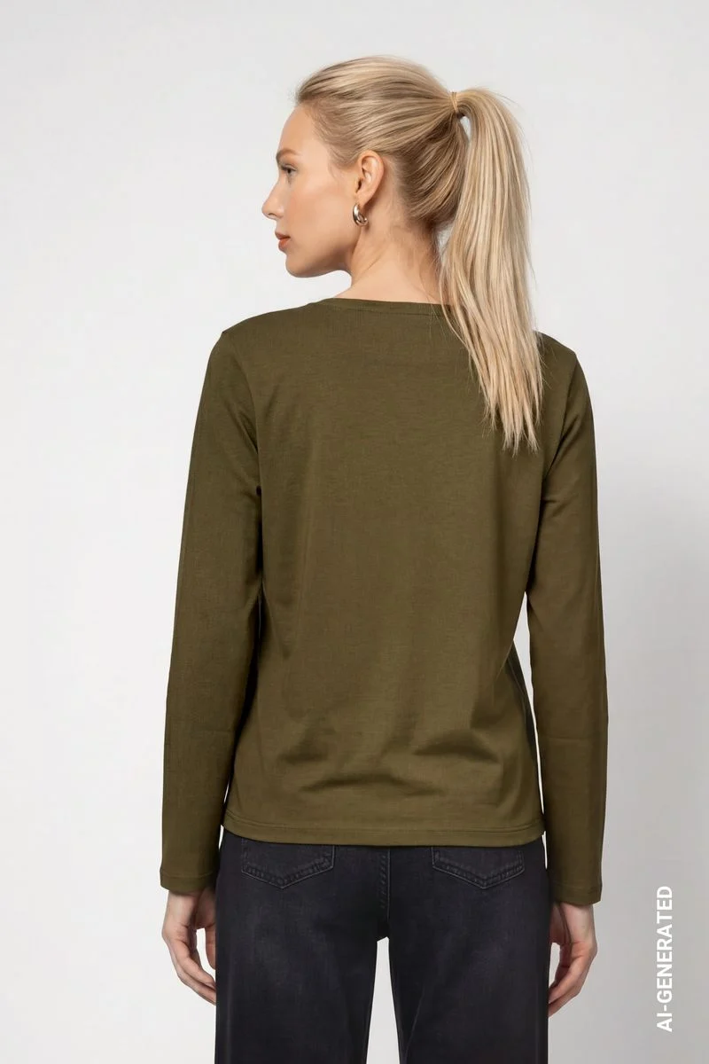 Langarmshirt mit Schmuckdetails
