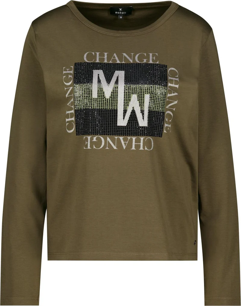 Langarmshirt mit Schmuckdetails