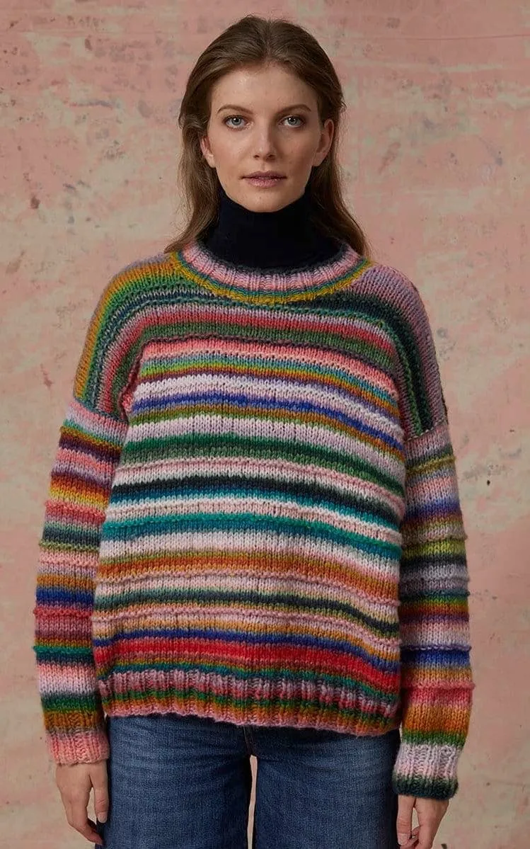 Streifenpullover - CLOUD - Strickset