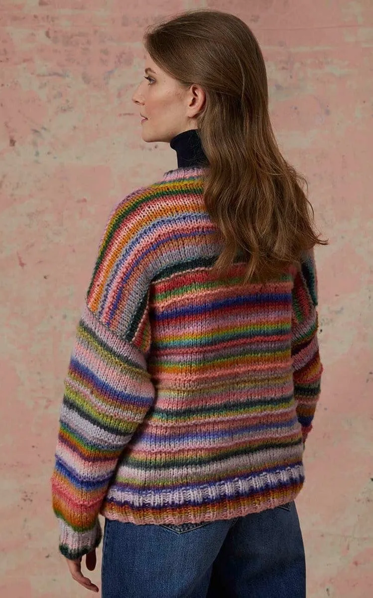 Streifenpullover - CLOUD - Strickset