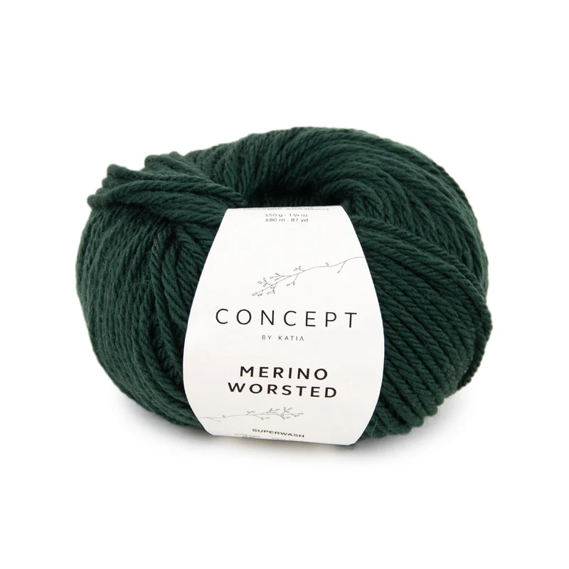 Katia Merino Worsted 022 Flaschengrün