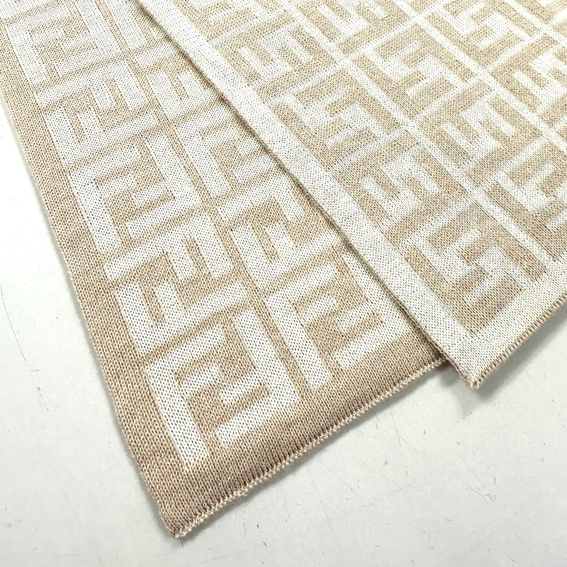 No. 1925 - Schal 100% Schurwolle beige | wollweiss