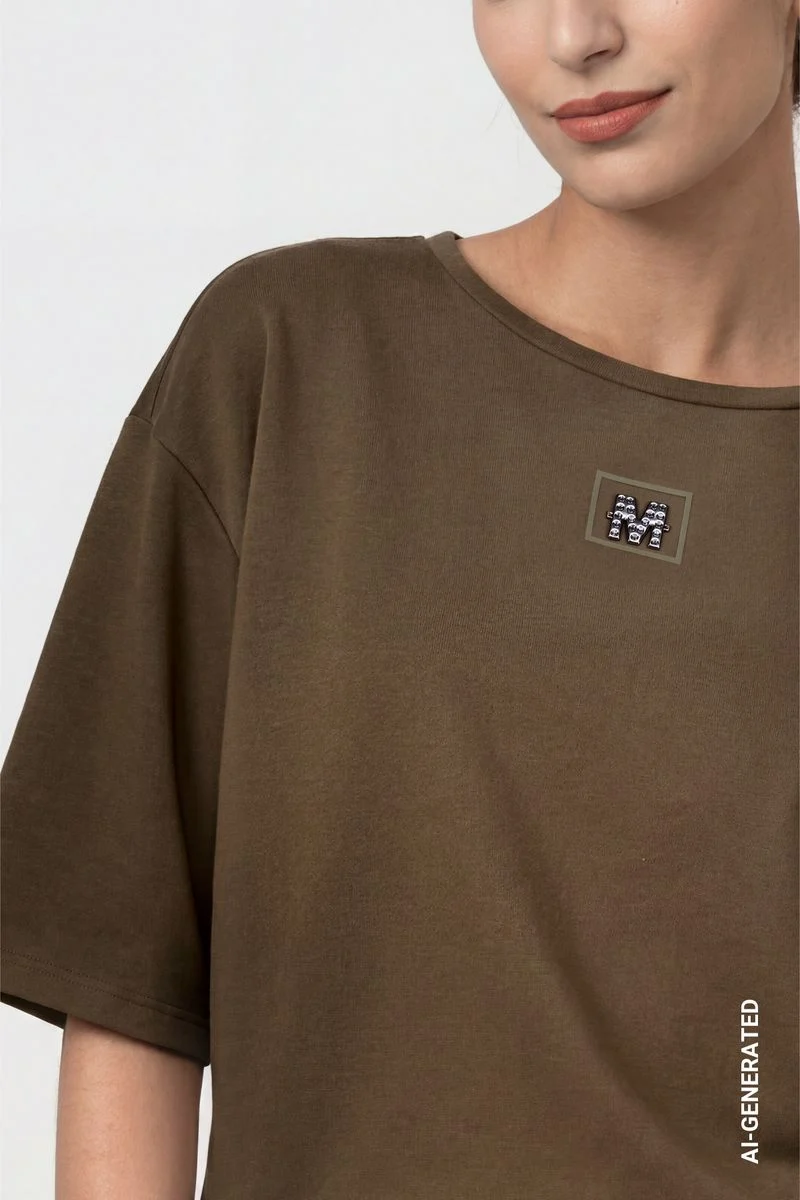 Sweatshirt mit Schmuckdetail