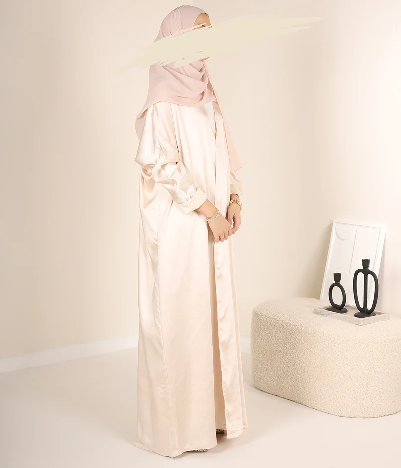 Offene Abaya Dhahiriya - Perle