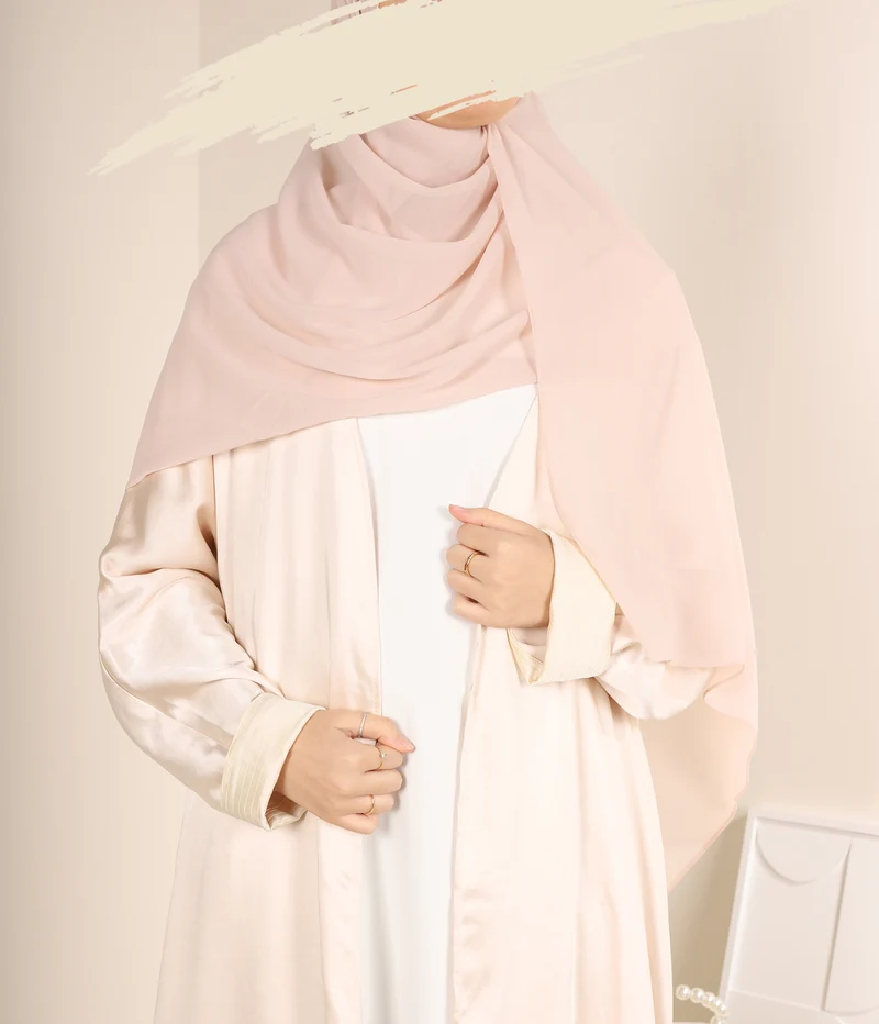 Offene Abaya Dhahiriya - Perle