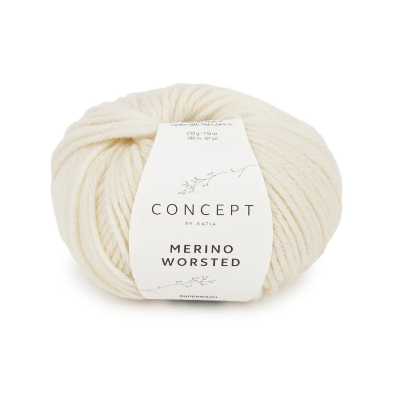 Katia Merino Worsted 003 Naturweiß