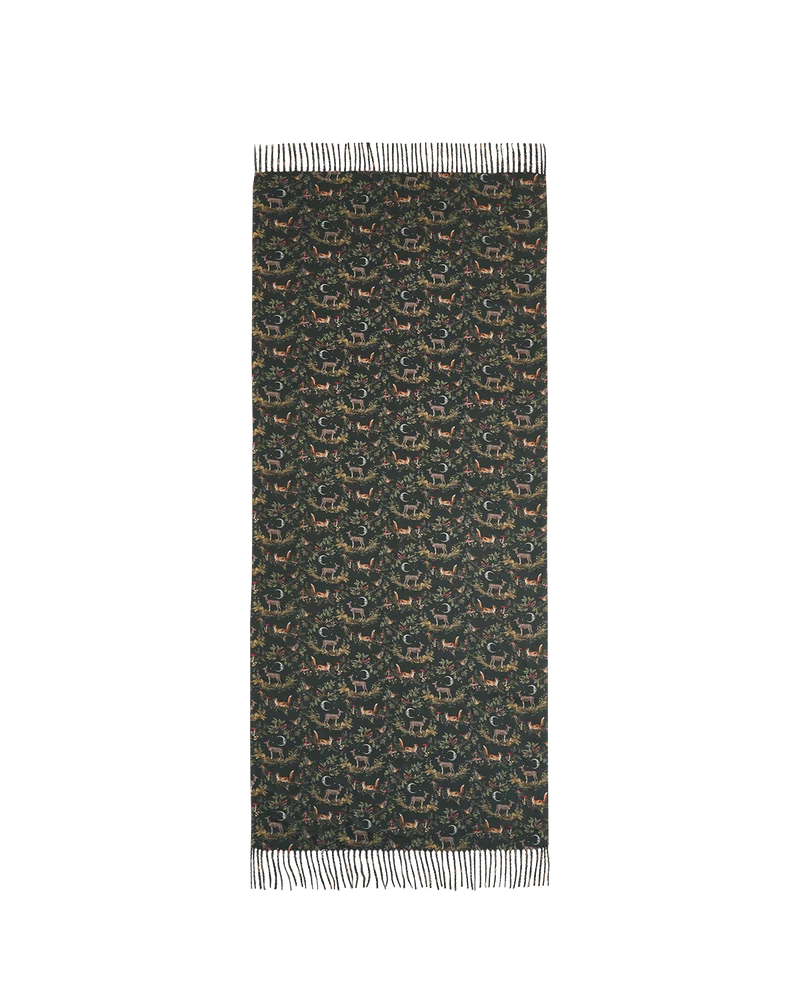 Into the Woods Scarf in Green