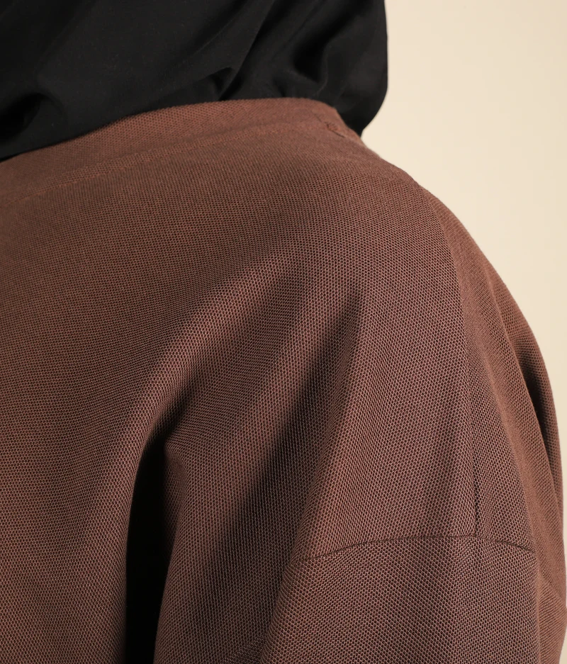 Kurzes Baumwollkleid Hayfa - Braun