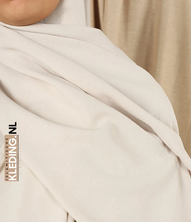 Noora Jaz Stretch-Schal – Creme