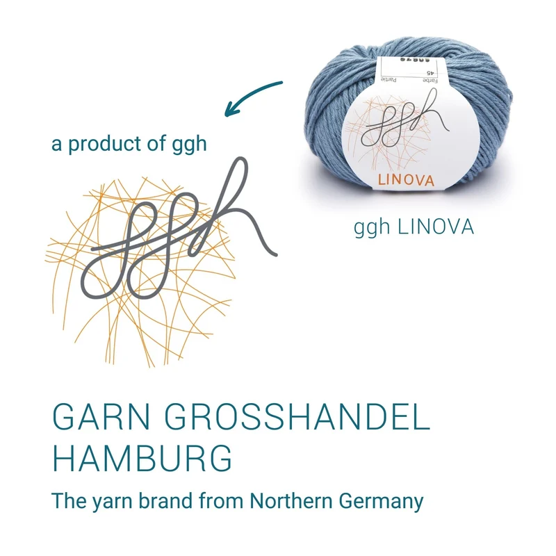 ggh Linova | 100% Baumwolle | 100m/50g | 045 - Graublau