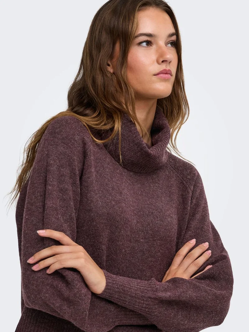 ONLOLIVIA LS ROLL NECK CC KNT