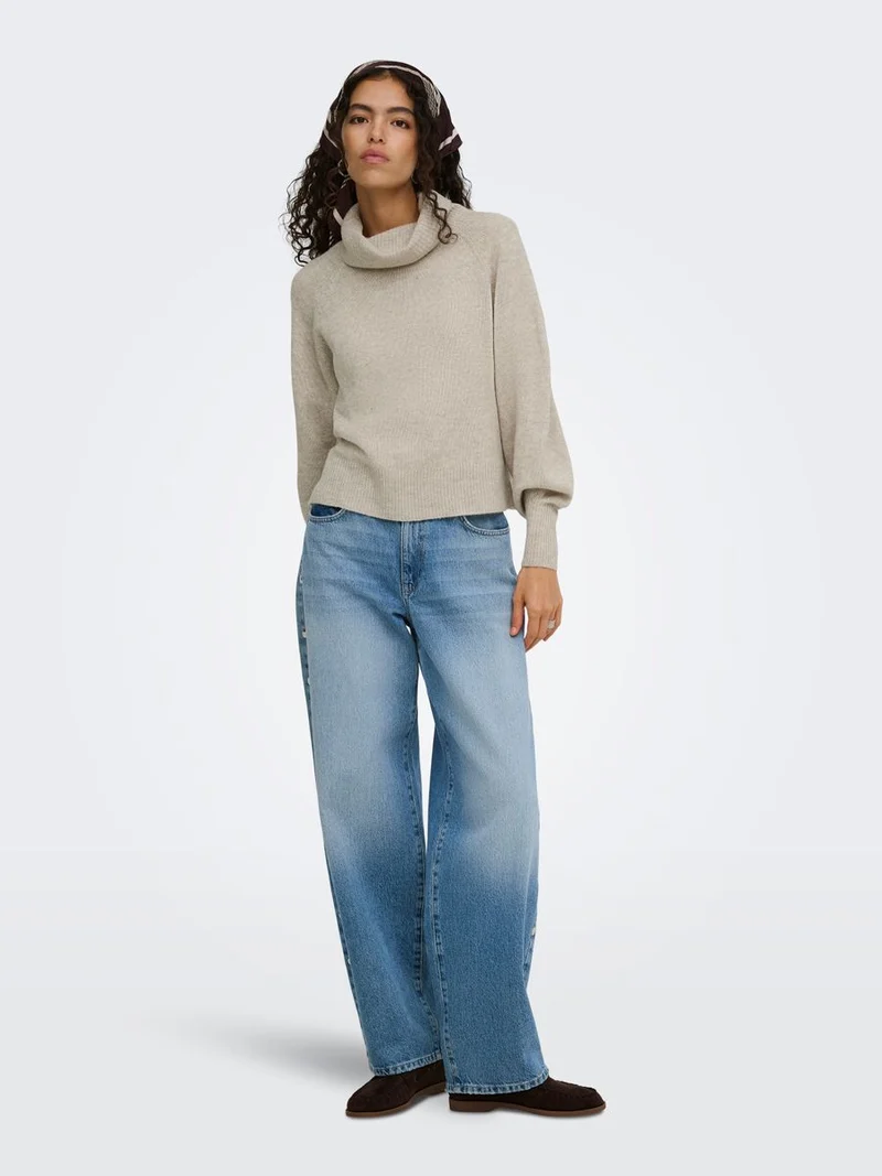 ONLOLIVIA LS ROLL NECK CC KNT