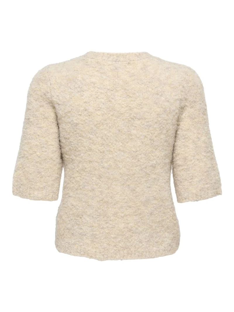 ONLBOUBLE SS V-NECK BUTTON CARDI KNT