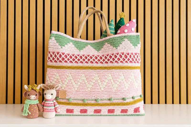 Wollplatz x Mrs. Milly Weihnachts-CAL 2026 „Traumtasche“ – Häkelpaket
