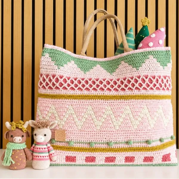 Wollplatz x Mrs. Milly Weihnachts-CAL 2026 „Traumtasche“ – Häkelpaket