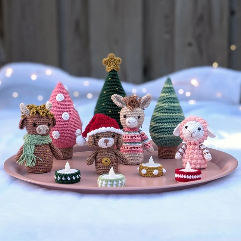 Wollplatz x Mrs. Milly Weihnachts-CAL 2026 Amigurumi-Häkelpaket
